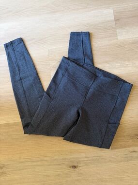 lululemon athletica Dark Charcoal textured Leggings